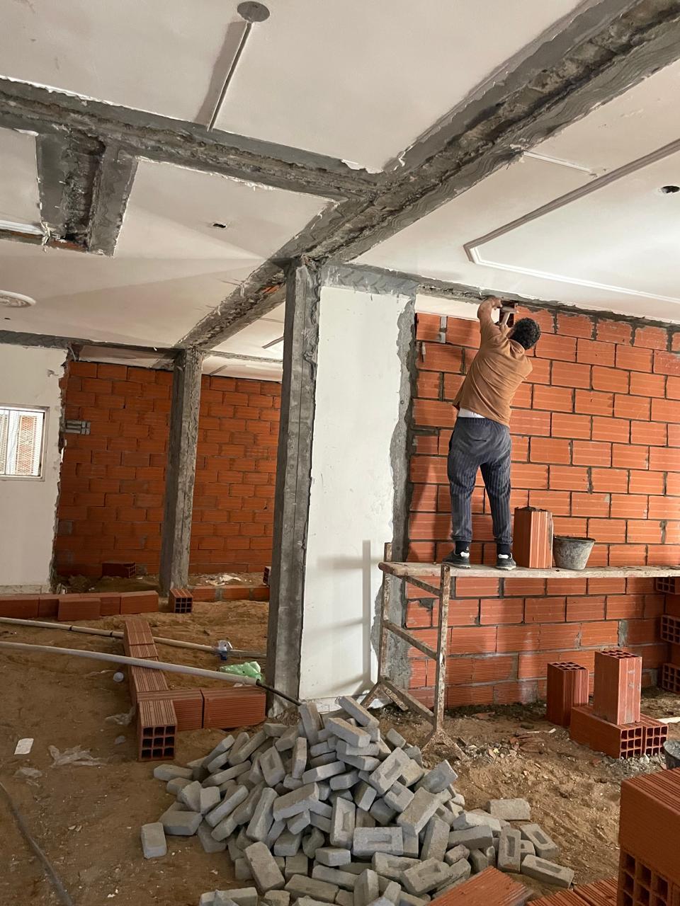 Office renovation phase