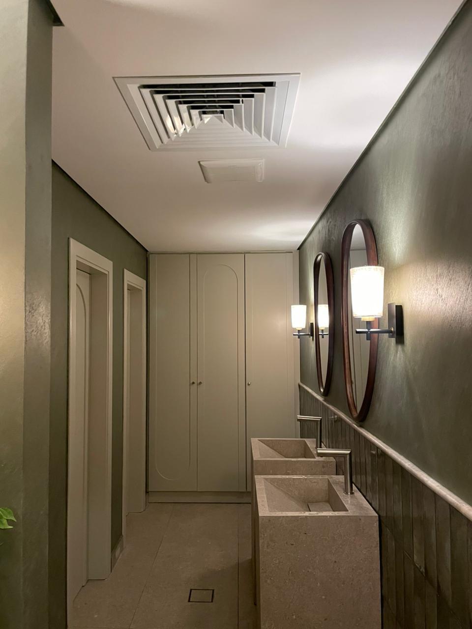 Restroom completed finish