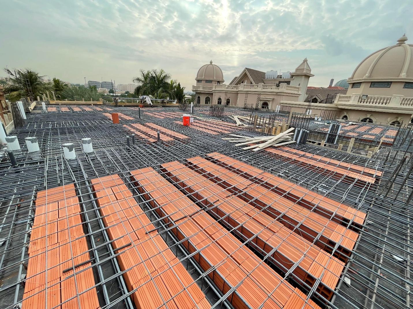 Villa construction phase